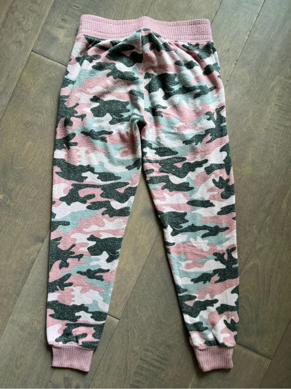 Justice Girl’s Pink Camo Soft & Cozy Joggers-Size 6